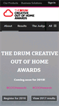 Mobile Screenshot of creativeoutofhomeawards.com